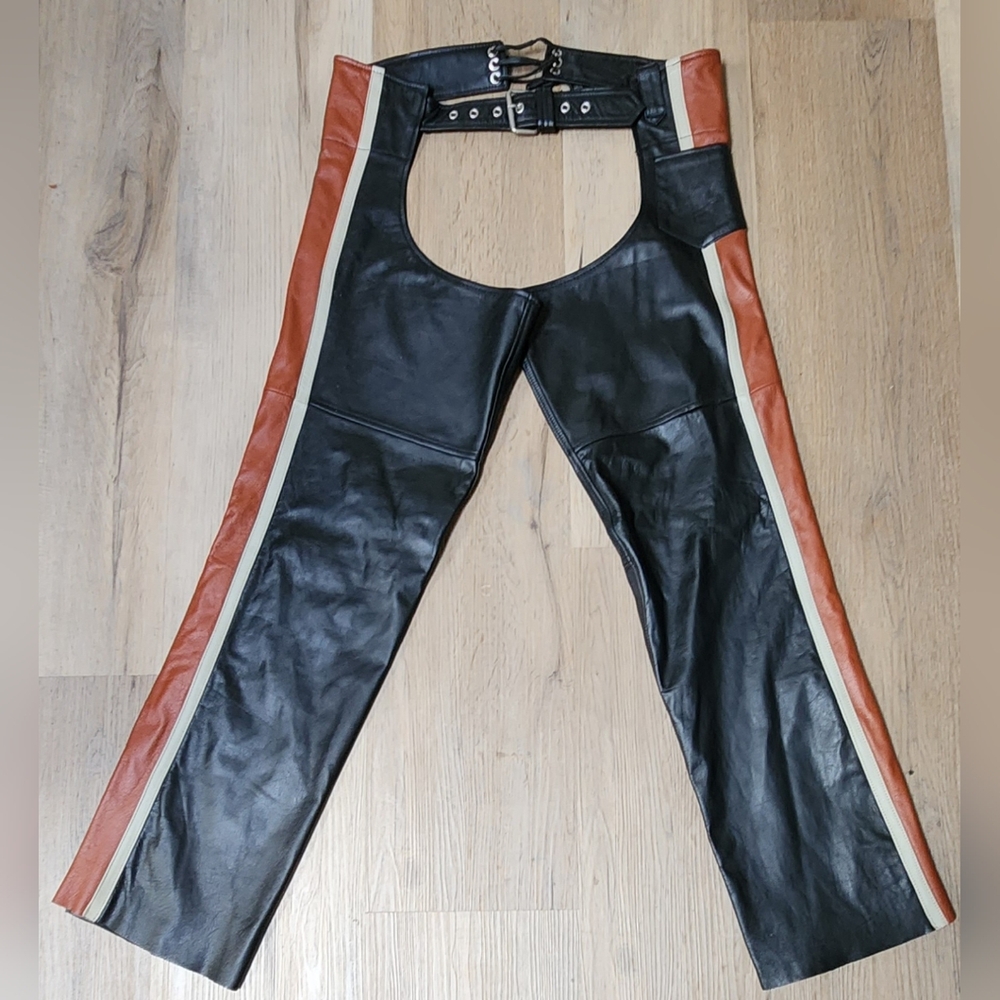Women's Genuine Leather Chaps sz M